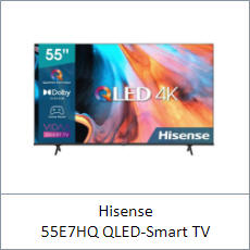 Hisense 55E7HQ QLED-Smart TV